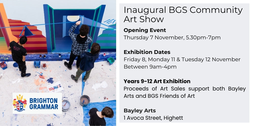 Inaugural Brighton Grammar School Community Art Show