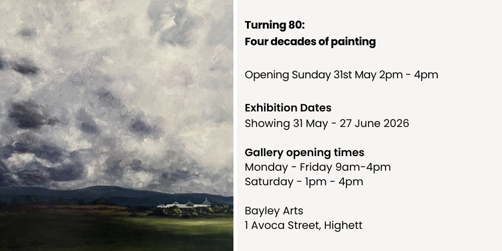 Turning 80:  Four decades of painting