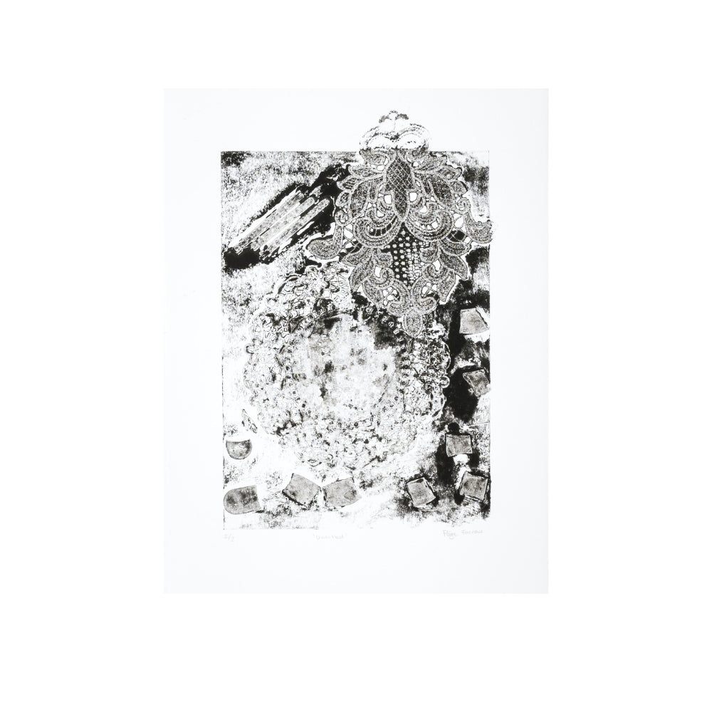Paige Farrow - Untitled - Collagraph print – Bayley Arts
