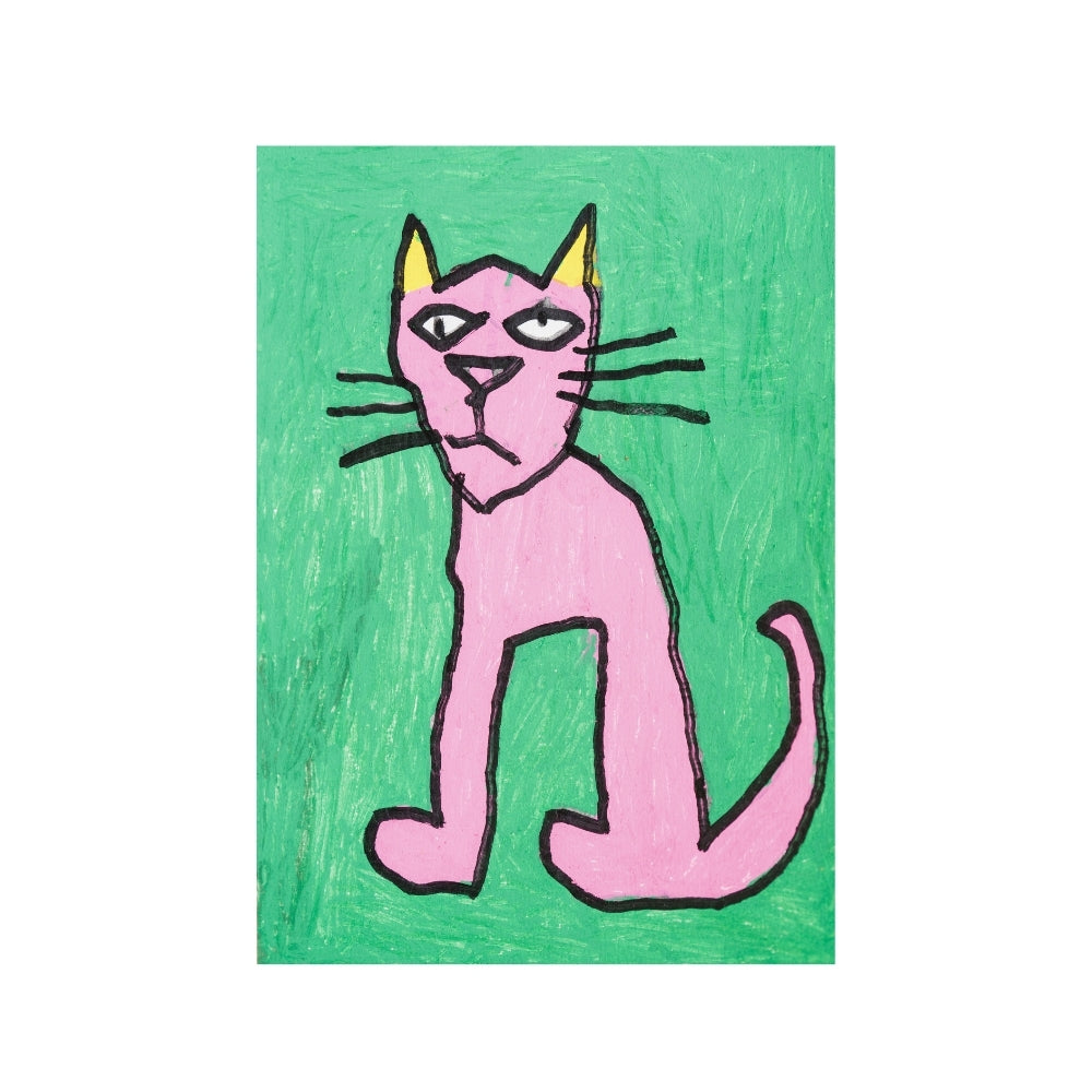 78 Louise Taffs - Pink Cat