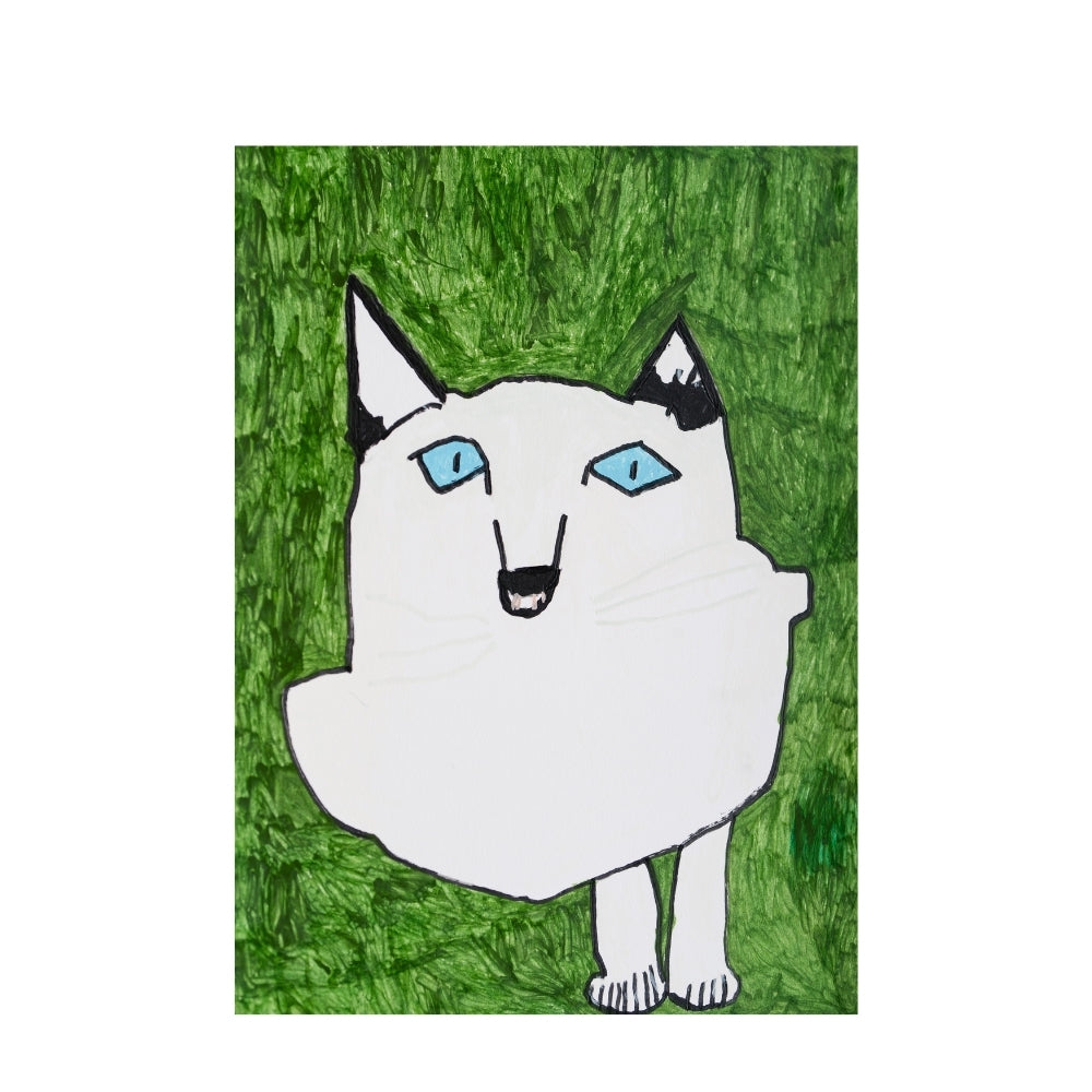 74 Louise Taffs - White Cat