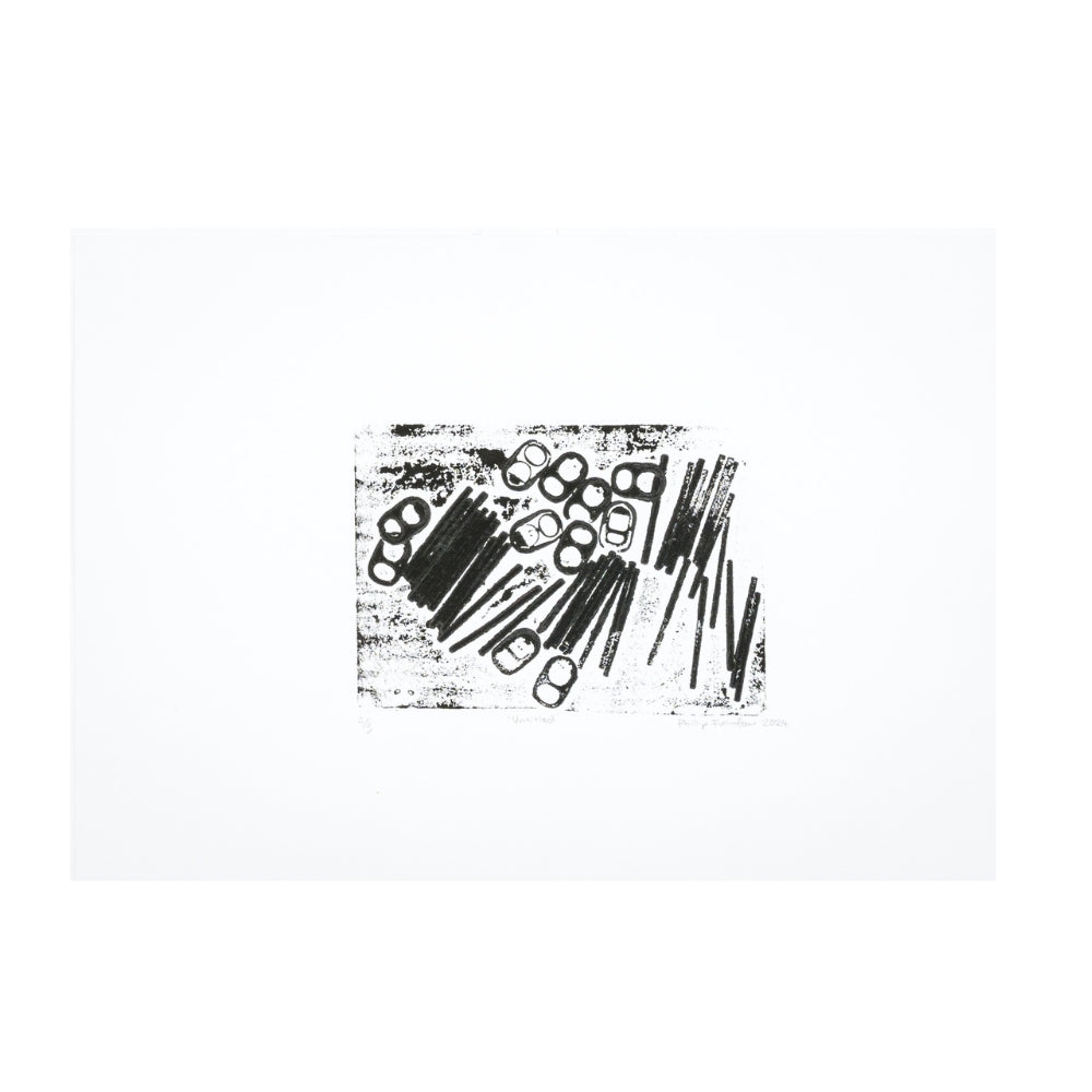 Phillip Fullinfaw- Untitled -  Collagraph print